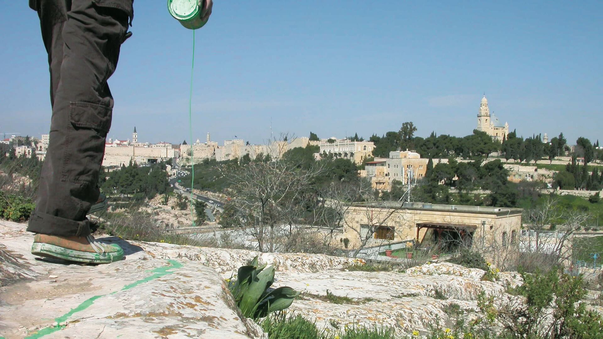 The Green Line (Francis Alÿs, 2004)